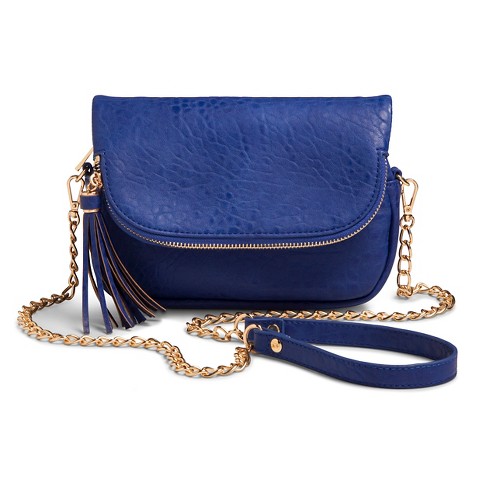 Women's Zipper Flap Crossbody Handbag with Tassel product details page