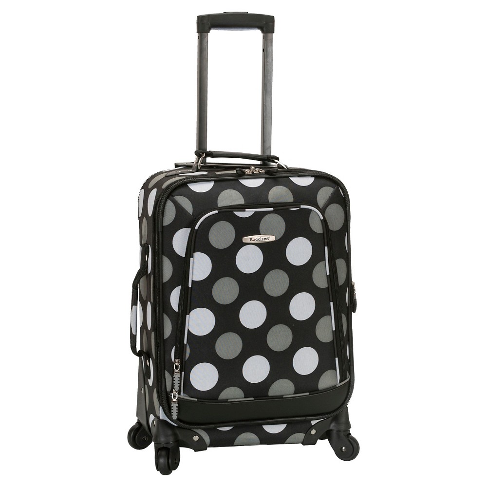 UPC 675478005019 product image for Rockland Mariposa Spinner Carry-On Luggage Set - Black Dot | upcitemdb.com