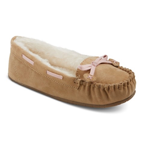 at Moccasin for girls product Girls' details target Slippers page  slippers