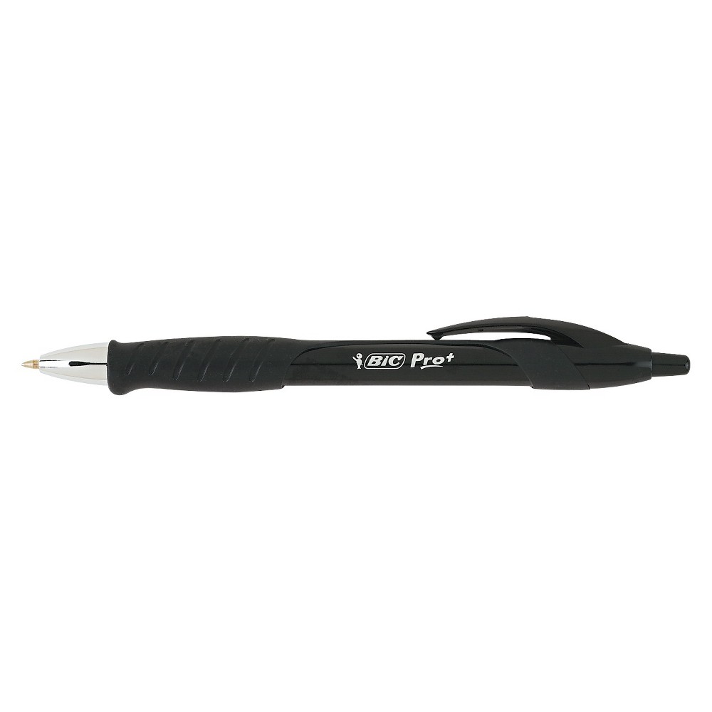 UPC 070330166127 product image for BIC Pro+ Ballpoint Retractable Pen, Black Ink, Medium, Dozen | upcitemdb.com