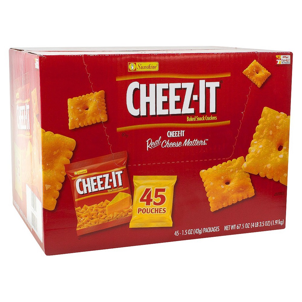 UPC 024100122363 product image for Cheez-It Baked Snack Crackers 1.5 oz 45 ct | upcitemdb.com
