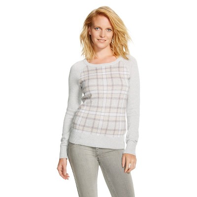Women's Plaid Pullover Sweater - Merona™