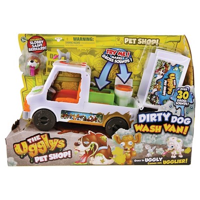 The Ugglys Pet Shop Dirty Dog Wash Van