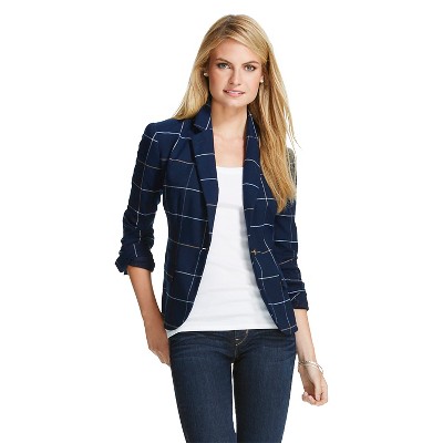 Women's Plaid Tailored Blazer - Merona™ : Target