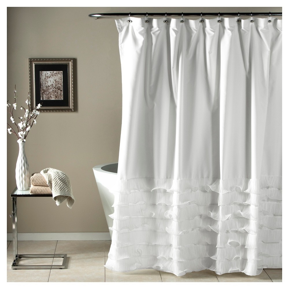 UPC 848742020050 product image for Avery Shower Curtain - White | upcitemdb.com