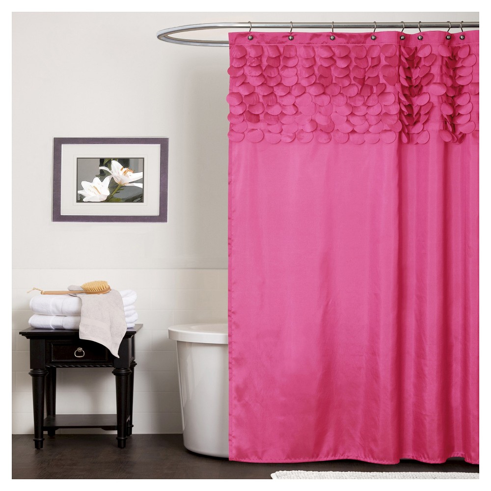 UPC 848742000199 product image for Lillian Shower Curtain - Pink | upcitemdb.com