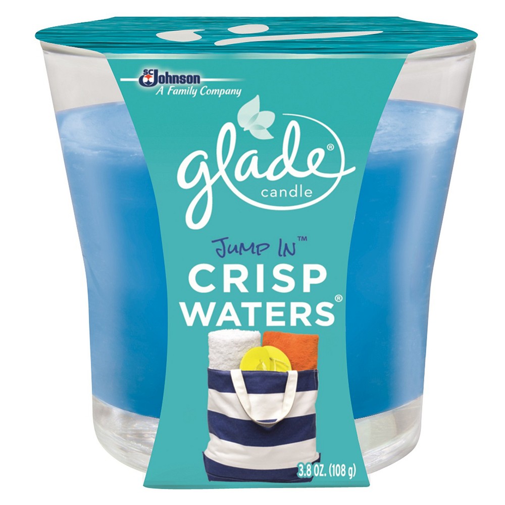 UPC 046500753732 product image for Glade Candle Jump In Crisp Waters 3.8OZ | upcitemdb.com