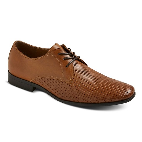 Men's Soho Cobbler Nerman Perforated Oxfords - Tan