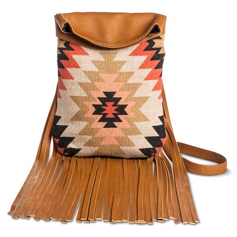 aztec fringe purse