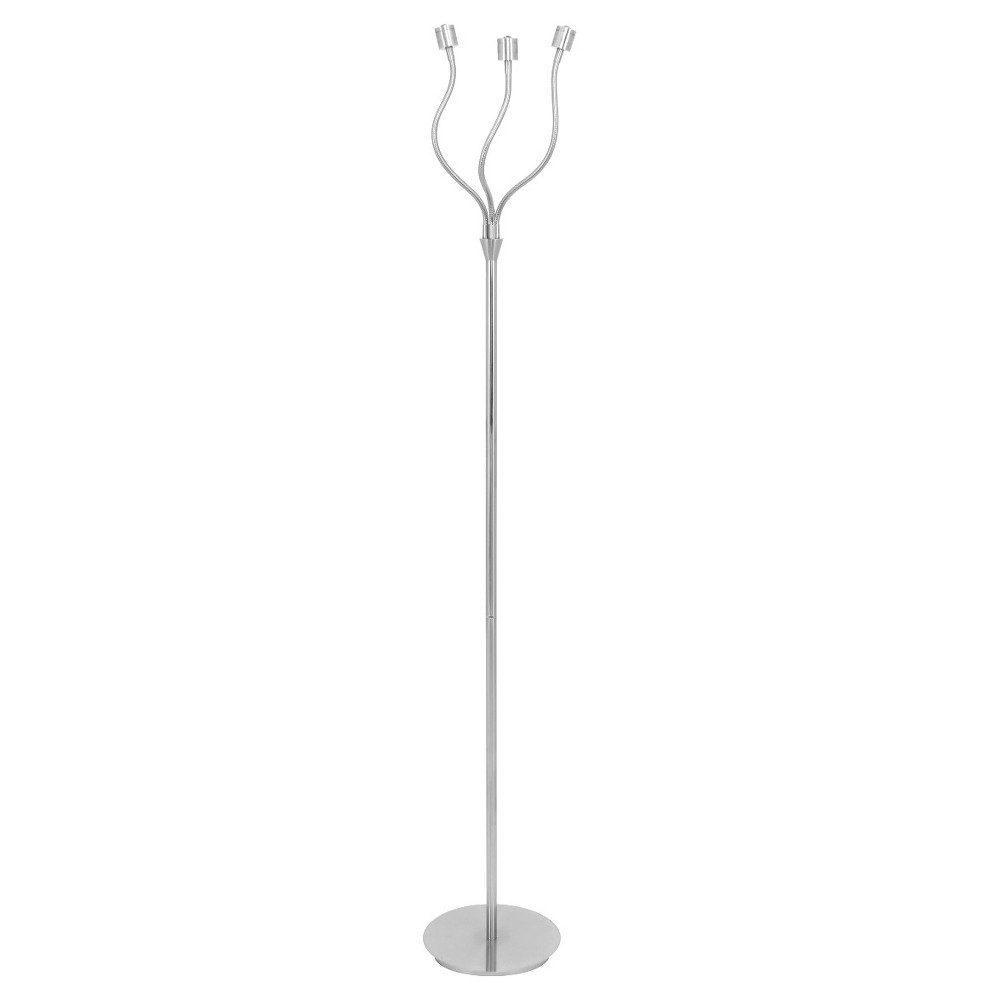UPC 681144417673 product image for Lumisource Brushed Nickel LED Triflex Floor Lamp | upcitemdb.com