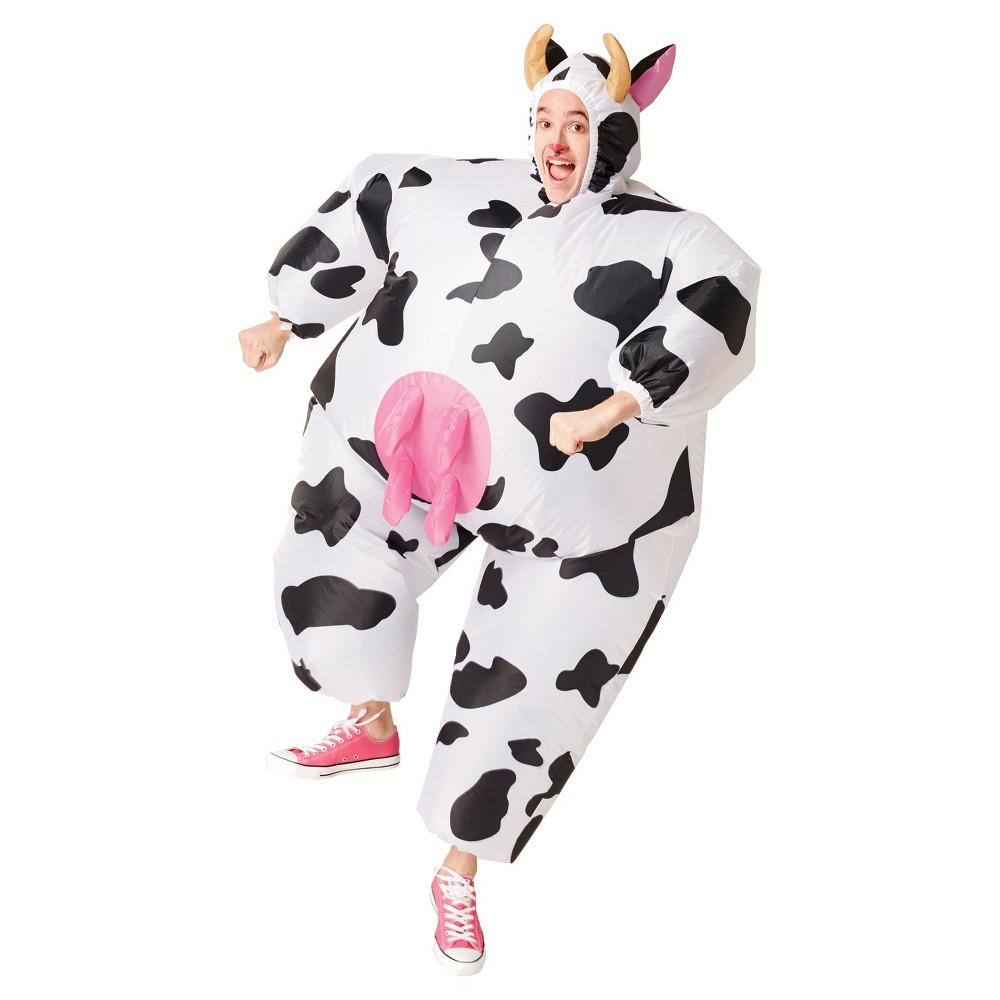 UPC 086786579756 product image for Men's Inflatable Cow Costume | upcitemdb.com