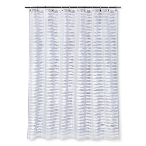 Room Darkening Curtain Rods White Cotton Shower Curtain