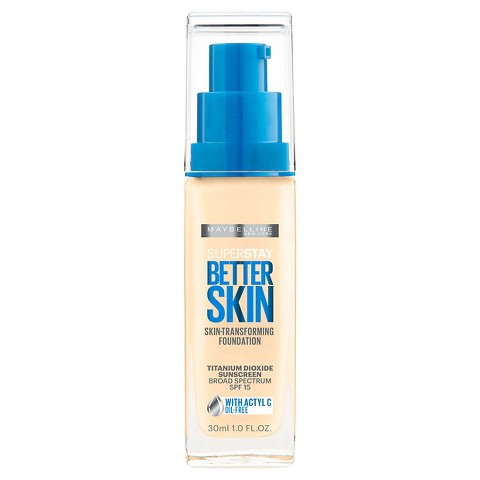 MaybellineÂ® Superstay Better Skin Foundation product details page