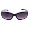 Women's Panama Jack® Small Rectangle Sunglasses with Floral Design - Black. Additional View 1
