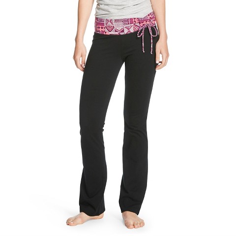mossimo foldover bootcut yoga pants
