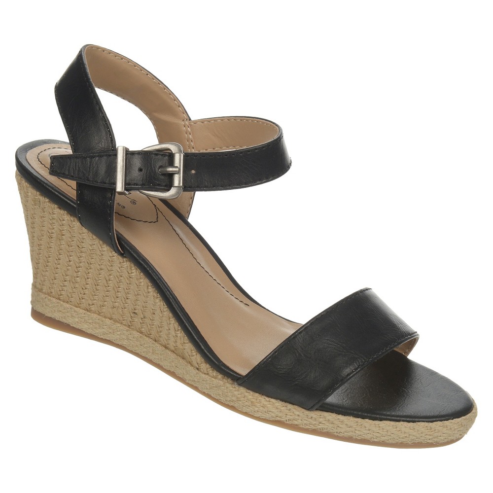 WOMEN'S LIFESTRIDE REAGAN QUARTER STRAP WEDGE SANDALS -DARK TAN