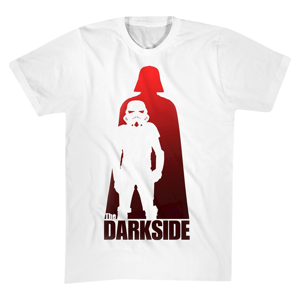 Star Wars Boys Darth Vader Graphic T Shirt   White