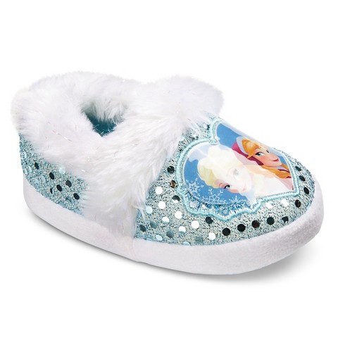 slippers  girls  Elsa Frozen &  for  Blue  Slippers frozen Disney product Anna disney & White Slide Girls'