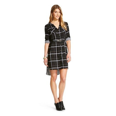 kohls plaid shirt dress