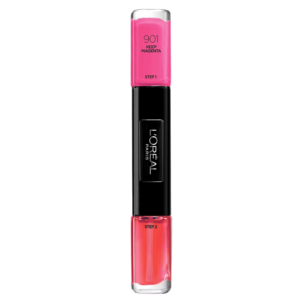 UPC 071249307540 product image for L'Oreal Paris Inffallible Nail Color 901 Keep Magenta .34floz | upcitemdb.com