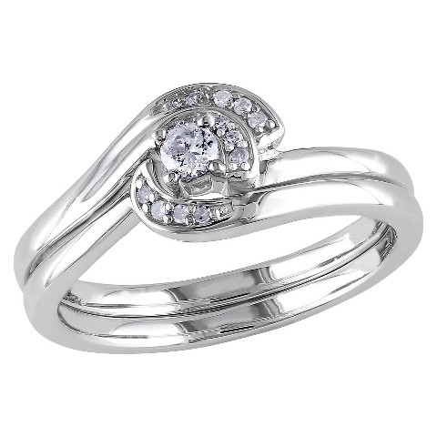 CT. T.W. Diamond Bridal Set in Sterling Silver (GH) (I2-I3 ...