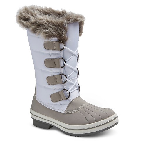 women's snow boots with fur trim
