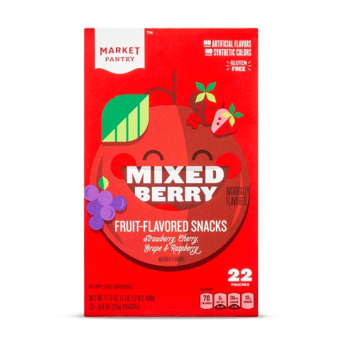 Market Pantry Mixed Berry Fruit Snacks 22CT