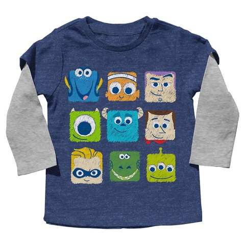 boys shirt tee disney pixar toddler sleeve target