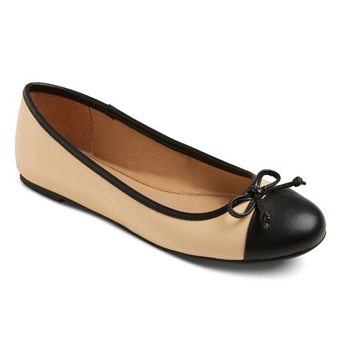 target black ballet flats