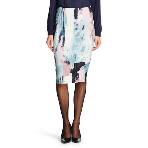Women's Textured Pencil Skirt - Mossimo