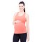 BeMaternity® by Ingrid & Isabel® Active Racerback Tank Pink. Additional View 1