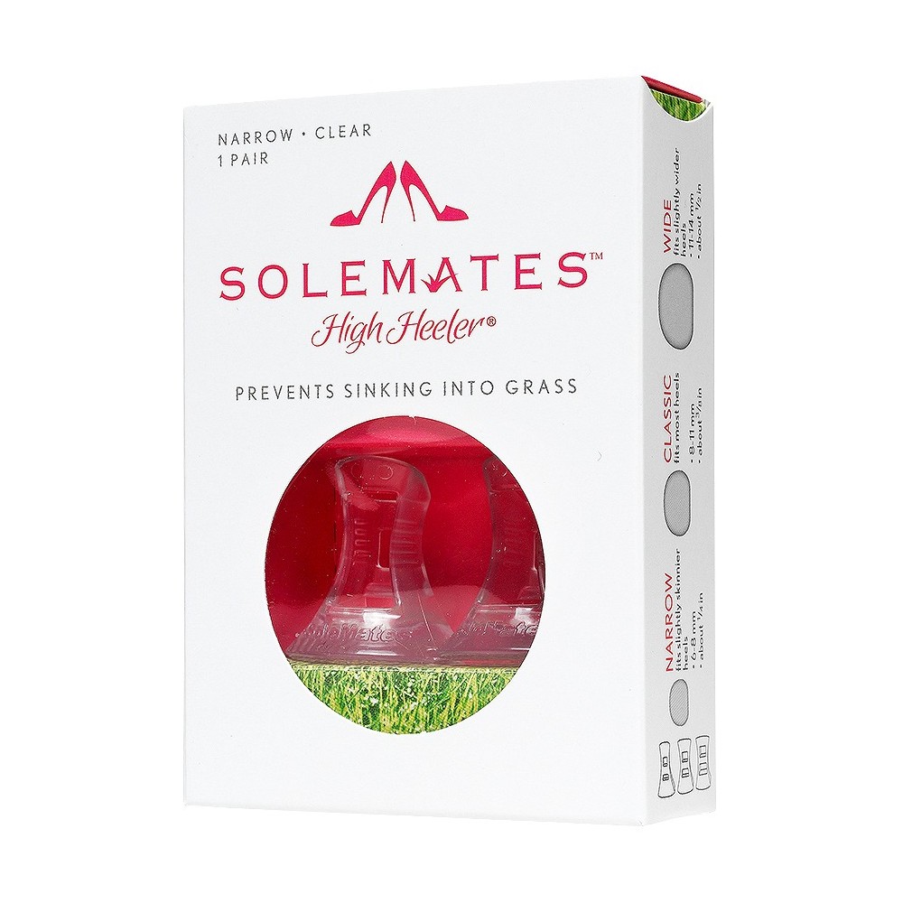 UPC 896818002066 product image for Solemates High Heeler Single Pair (Narrow) - Clear | upcitemdb.com