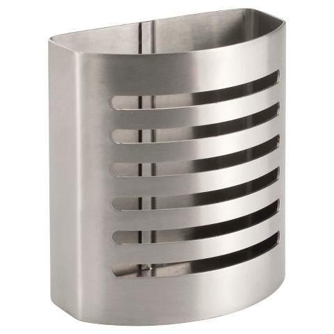 InterDesign Forma Stainless Steel Magnetic Pencil Cup - Brushed