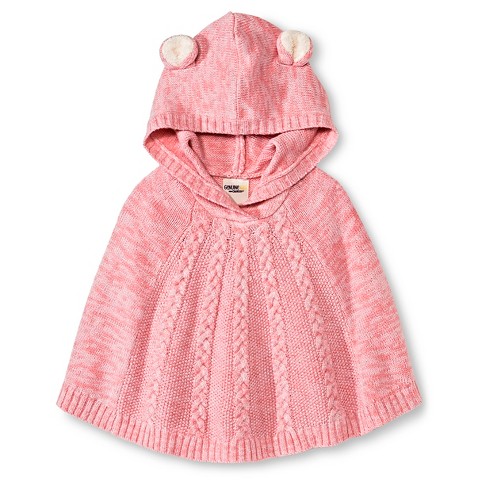 Toddler Girls' Genuine Kids for Oshkosh™ Ears Poncho - Pink