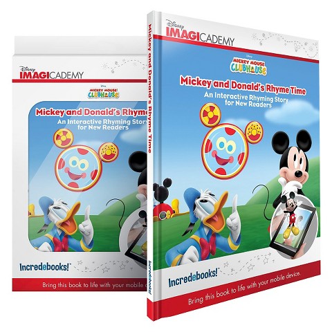 Mickey and Donald’s Rhyme Time (Incredebooks: Disney Imagicademy Edition)