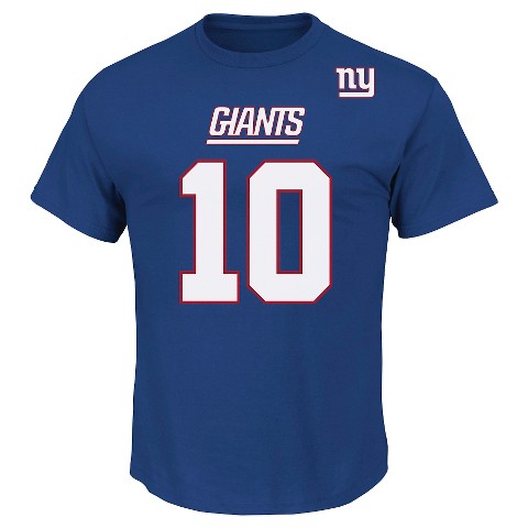 New York Giants Men's Ring Spun T-Shirt product details page