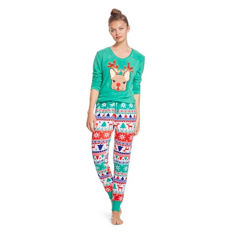 christmas pajama joggers womens