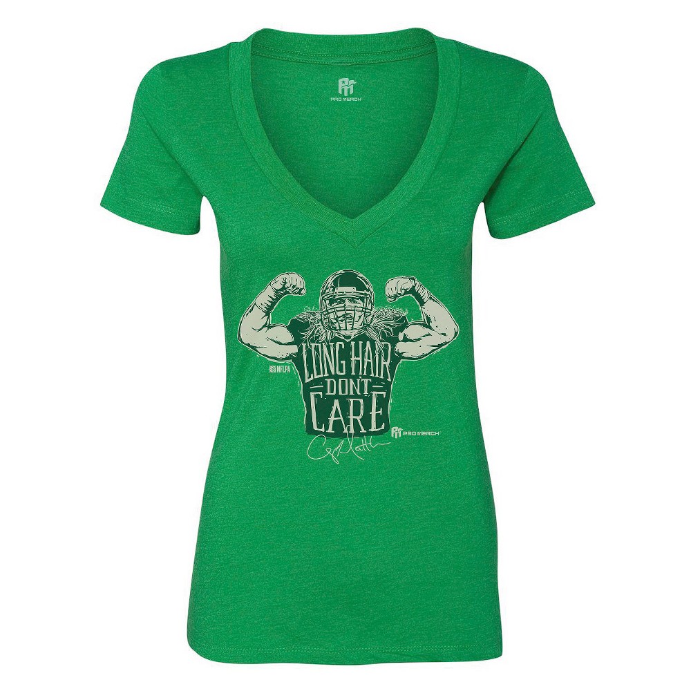 UPC 490476702964 Clay Matthews Long Hair Dont Care Womens T