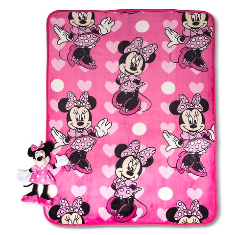 Disney Minnie Pillow and Throw Set - 40x50