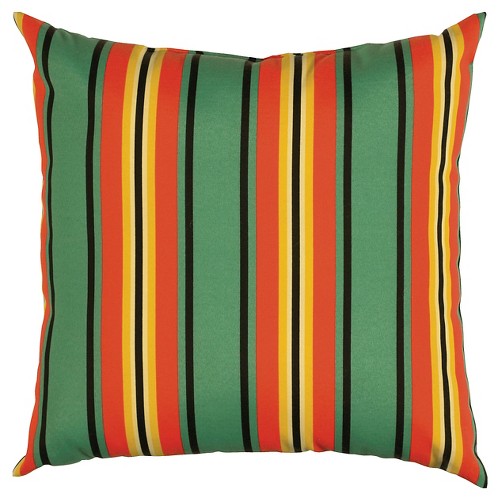 Indoor/Outdoor Throw Pillow Stripe Motif - Rizzy Home eBay