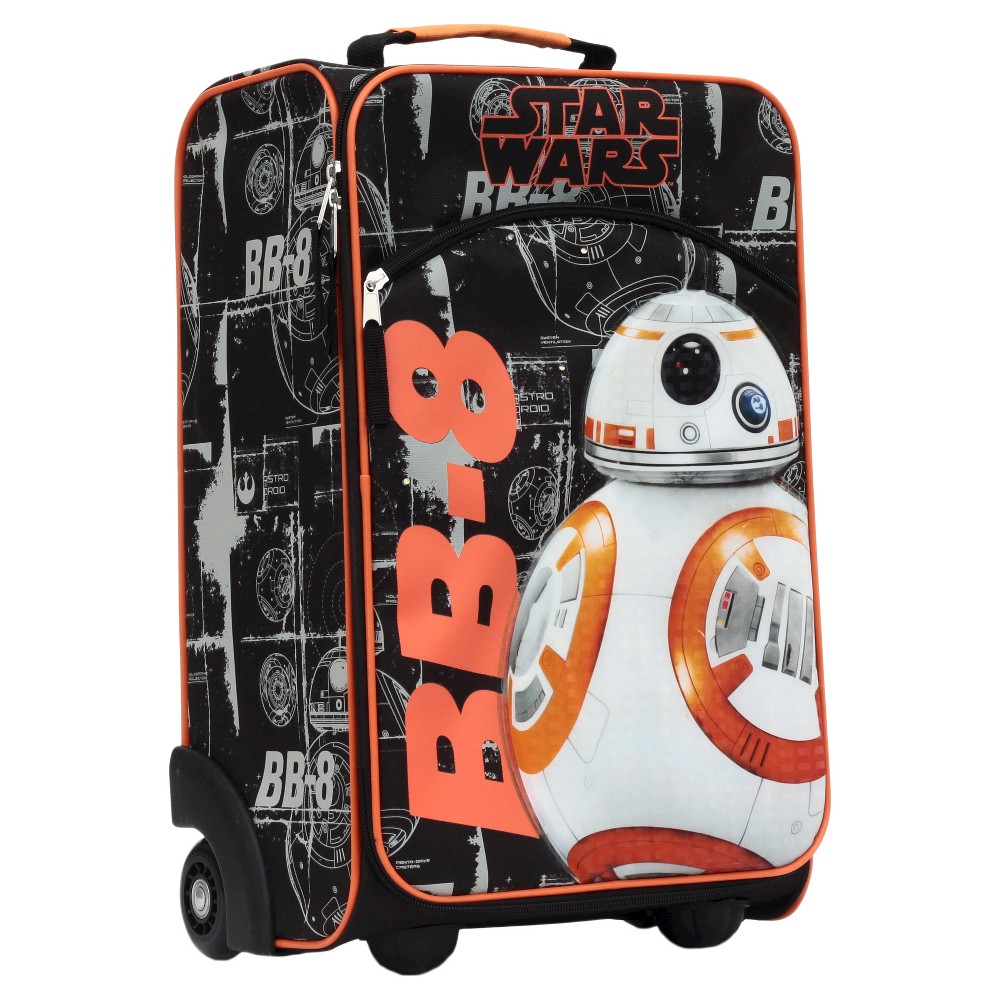 BB-8 Disney Star Wars Luggage Rolling 17" inches Pilot Case Luggage NEW Licensed 