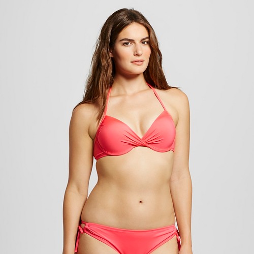 Womens Push Up Underwire Halter Bikini Top Mossimo Ebay 8463