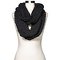 Chunky Knit Infinity Scarf Black - Merona™. Additional View 1