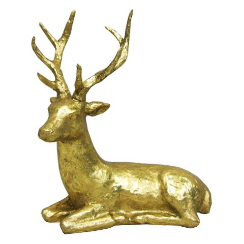 laying deer figurine