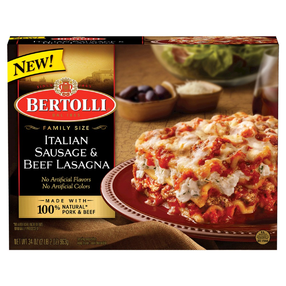 BERTOLLI Lasagna, 34 OZ