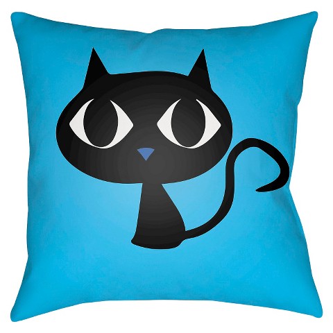 Little Black Cat Throw Pillow - Surya : Target