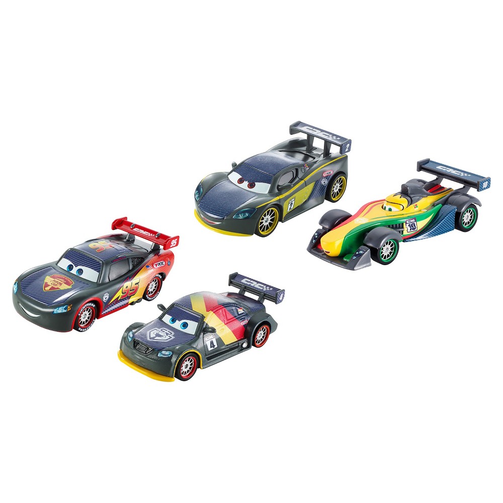 Disney outlet Pixar Cars Carbon Speed Diecast Car 4-Pack