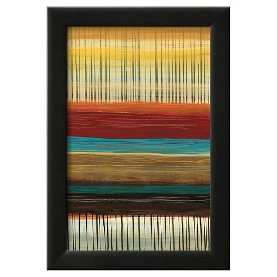 Art.com Decorative Wall Panel Drips and Stripes - Multi-Colored