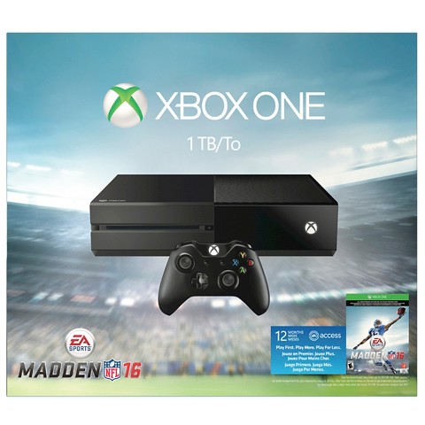 Xbox One 1TB EA Sportsâ„¢ Madden NFL 16 Bundle product details page