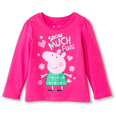 Toddler Girls' Peppa T-Shirt - Pink